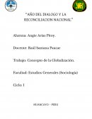 Concepto de la Globalización. Facultad: Estudios Generales (Sociología)