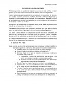 Fuentes de las inversiones