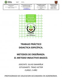 TRABAJO PRÁCTICO DIDACTICA ESPECÍFICA. Página 1
