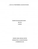 ¿Y que tal si tranformamos lo que nos apaciona?