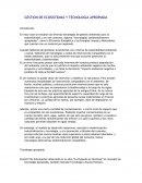 GESTION DE ECOSISTEMAS Y TECNOLOGIA APROPIADA