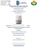 Formulación y Evaluación de Proyectos ASSISTANT – HOME