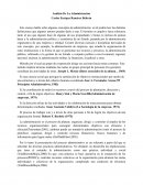 Análisis De La Administración