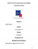 Pasos para la configuración de un router