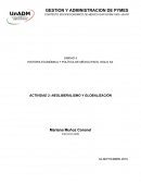 U3. Actividad 2. Neoliberalismo y globalización