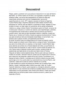Ensayo Descontrol