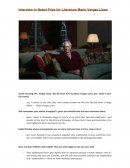 Entrevista con Mario Vargas Llosa - inglés