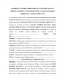 ASAMBLEA GENERAL ORDINARIA DE ACCIONISTAS DE LA PERSONA JURÍDICA “SOCIEDAD MEXICANA DE INGENIERIA AMBIENTAL” ASOCIACIÓN CIVIL