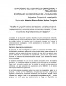 Asignatura: Proyecto de investigación