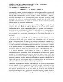 Sin particular no hay universal. Página 1