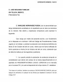 Escrito solciitando aclaracion de sentencia edo mex