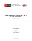 Medidas de contencion en taludes