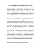 LA ÉTICA UNA REGLA DE ORO PARA TRINUNFAR EN LOS NEGOCIOS