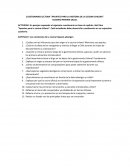 CUESTIONARIO LECTURA “APUNTES PARA LA HISTORIA DE LA COCINA CHILENA”