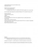 CURSO: BIOLOGIA CELULAR Y MOLECULAR
