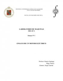 Informe motor electrico. Página 1