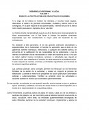 ENSAYO LA POLÍTICA PUBLICA EDUCATIVA EN COLOMBIA