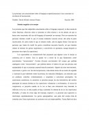 Ensayo Intenta engañar a tu cuerpo