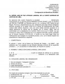 Demanda de consignacion de beneficios laborales