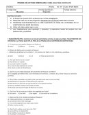 PRUEBA DE LECTURA DOMICILIARIA: COMO AGUA PARA CHOCOLATE