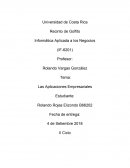 Las Aplicaciones Empresariales