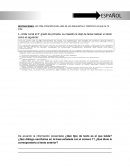 EXAMEN QUINTO GRADO ESPAÑOL