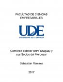 Comercio exterior entre Uruguay y sus Socios del Mercosur