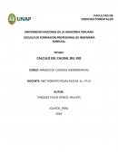 CALCULO DEL CAUDAL DEL RIO MULACAÑO