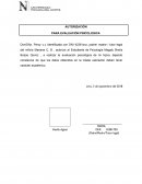 INFORME DE RESULTADOS DE LA PRUEBA