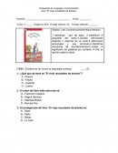 Evaluación de Lenguaje y Comunicación Libro “El viejo rescatador de árboles”