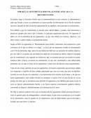 El sentimentalismo no se aplica a la argumentacion