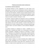 Problemas Psicosociales durante la adolescencia