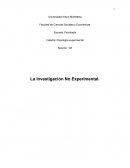 Trabajos de investigación no experimental