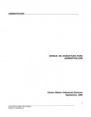 MANUAL DE ASIGNATURA PARA ADMINISTRACIÓN