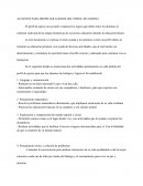 Acciones para propiciar logros del perfil de egreso