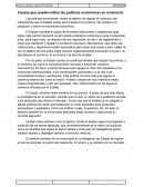 Causas que pueden influir las políticas económicas en el derecho