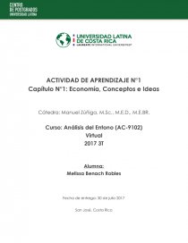 Economía, Conceptos e Ideas. Página 1