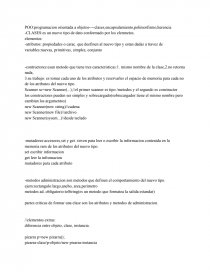 POO:programacion orientada a objetos----clases,encapsulamiento,polimorfismo,herencia. Página 1