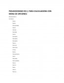 CALCULADORA MULTIFUNCIONAL EN C