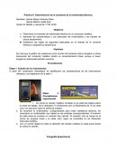 Práctica 6. Determinación de la constante de la resistividad eléctrica.