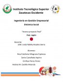 Ingeniería en Gestión Empresarial Dinámica Social “Avance proyecto final”