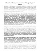 Situación de las mujeres en una sociedad vigilada por el régimen