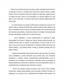 Ensayo Política Externa