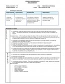 SESIÓN DE APRENDIZAJE. “Nos organizamos”