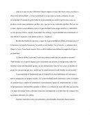 PERSONALIDAD, CONSTRUCCIÓN DE LA IDENTIDAD