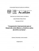 Cooperacion Internacional para el Desarrollo