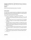 FINANZAS CORPORATIVAS. CASO PRÁCTICO: Empresa Confidencial, S. A. De C. V.