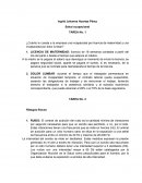 Salud ocupacional TAREA No. 1