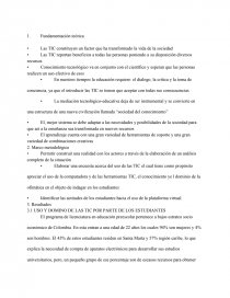 Las TIC constituyen un factor que ha transformado la vida de la sociedad. Página 1