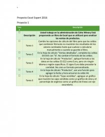 Proyecto Excel Expert 2016. Página 1